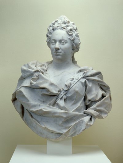 Bust of the Countess Maria Amalia, 1714 by Pierre Etienne Monnot